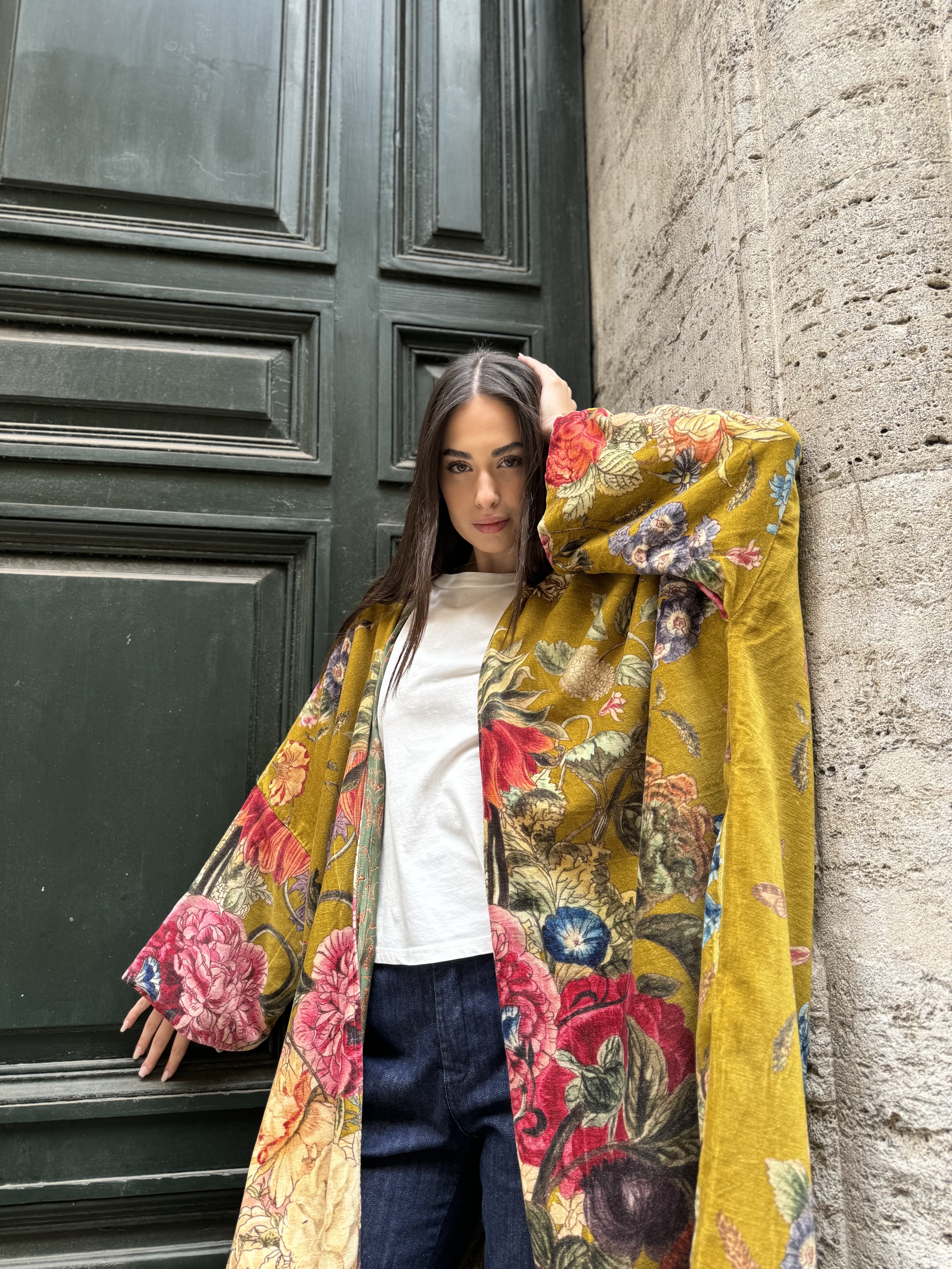 one-hundred-stars-1 - kimono velluto grande - PRIMULA GOLD