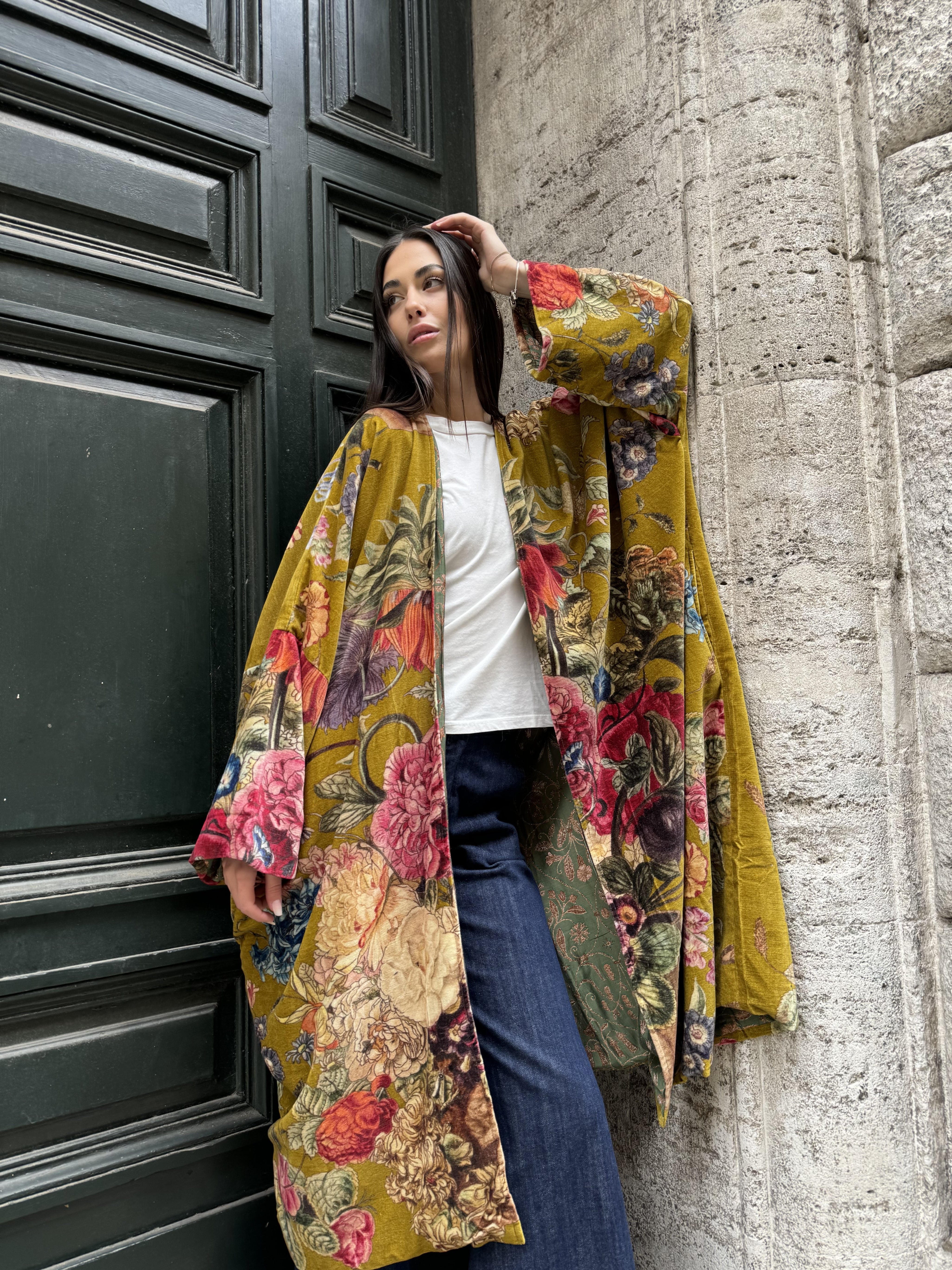one-hundred-stars-1 - kimono velluto grande - PRIMULA GOLD