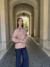 WU-SIDE - camicia fiocco viscosa - CIPRIA