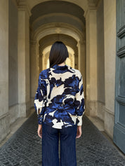 HAPPY 25 - camicia viscosa - BLUE