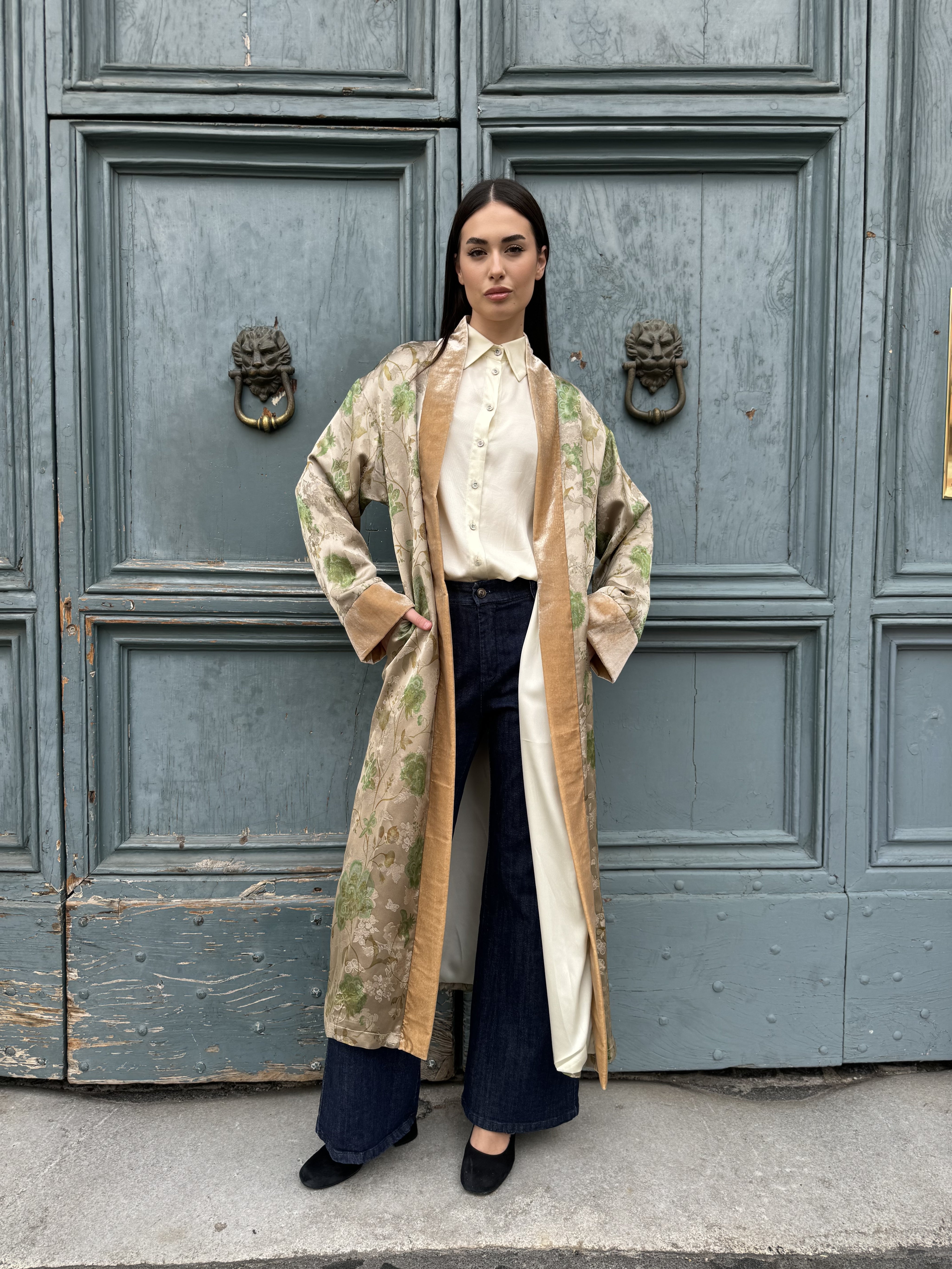 WU-SIDE - kimono jacquard - PERLA