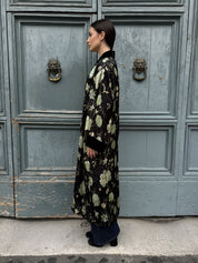 WU-SIDE - kimono jacquard - NERO