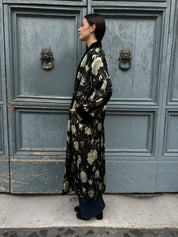 WU-SIDE - kimono jacquard - NERO