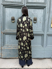 WU-SIDE - kimono jacquard - NERO