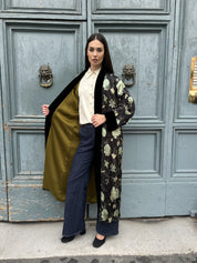 WU-SIDE - kimono jacquard - NERO