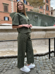 HAPPY 25 - camicia tasche - MILITARE