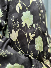WU-SIDE - camicia jacquard - NERO