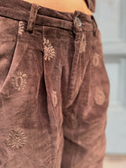 MAISON HOTEL - pantalone paco - MACCHIATO