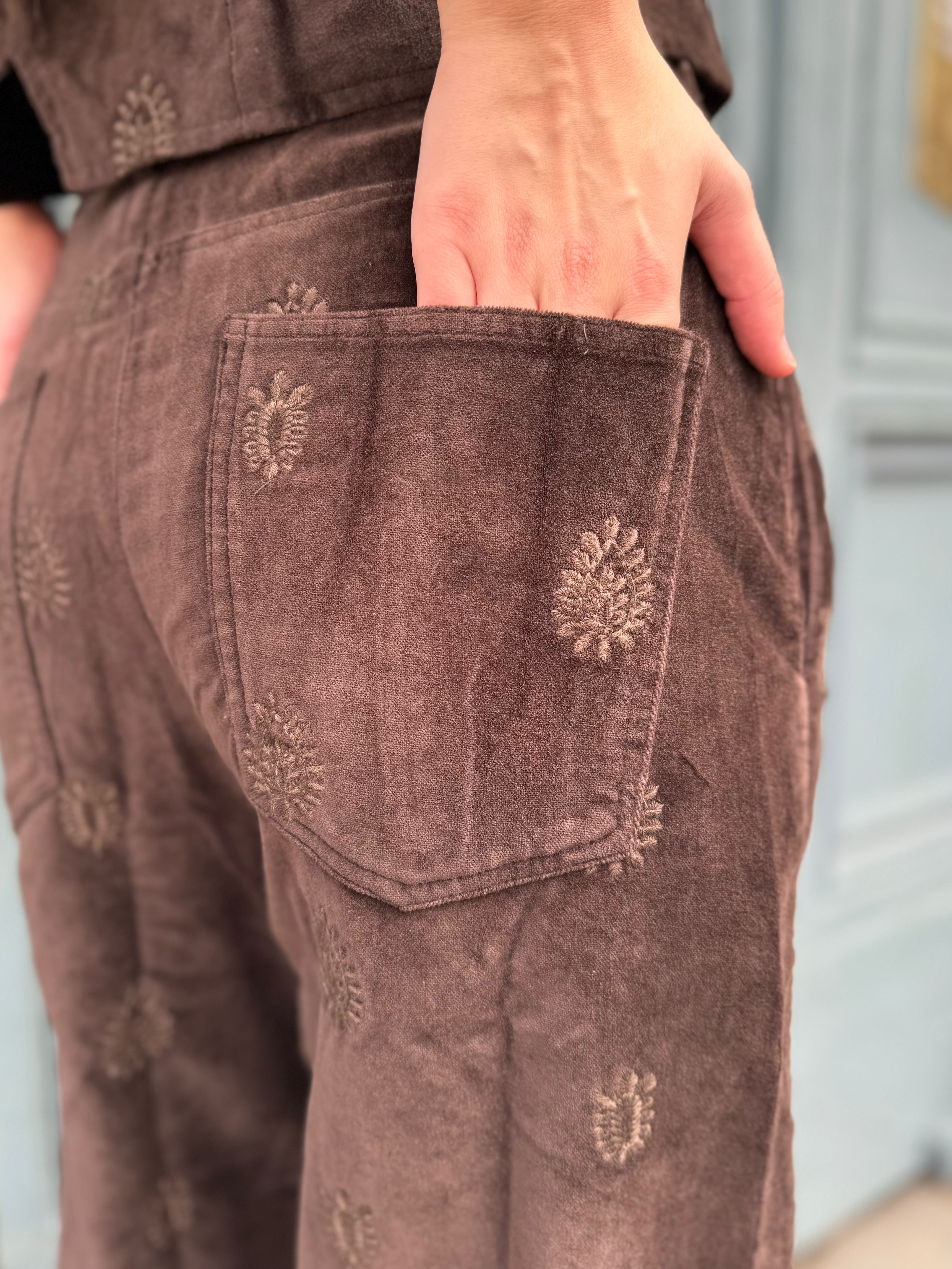 MAISON HOTEL - pantalone paco - MACCHIATO