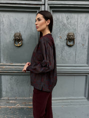 MAISON HOTEL - blusa charlotte - DEEP BLUE