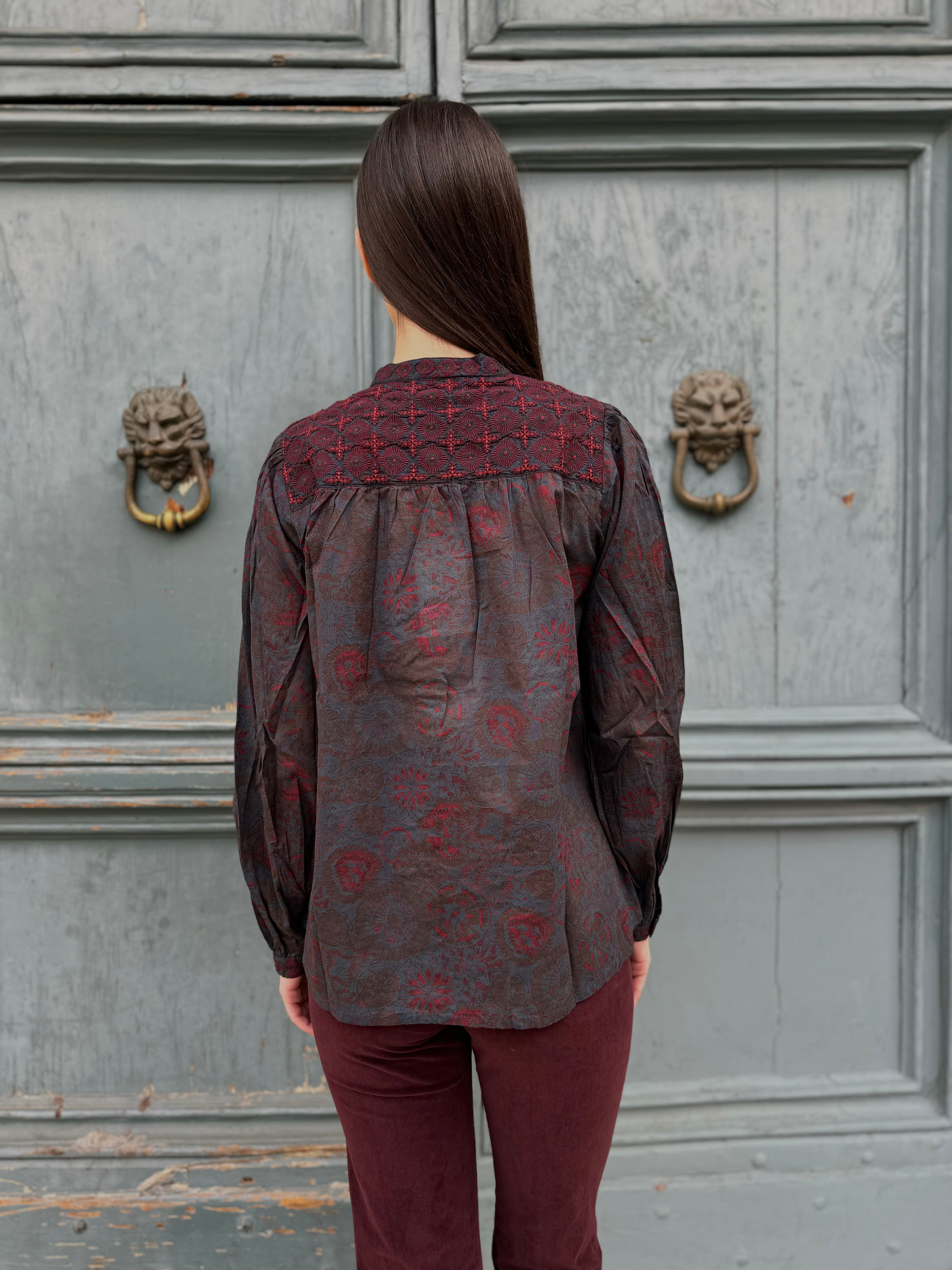 MAISON HOTEL - blusa charlotte - DEEP BLUE