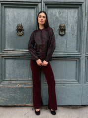 MAISON HOTEL - blusa charlotte - DEEP BLUE