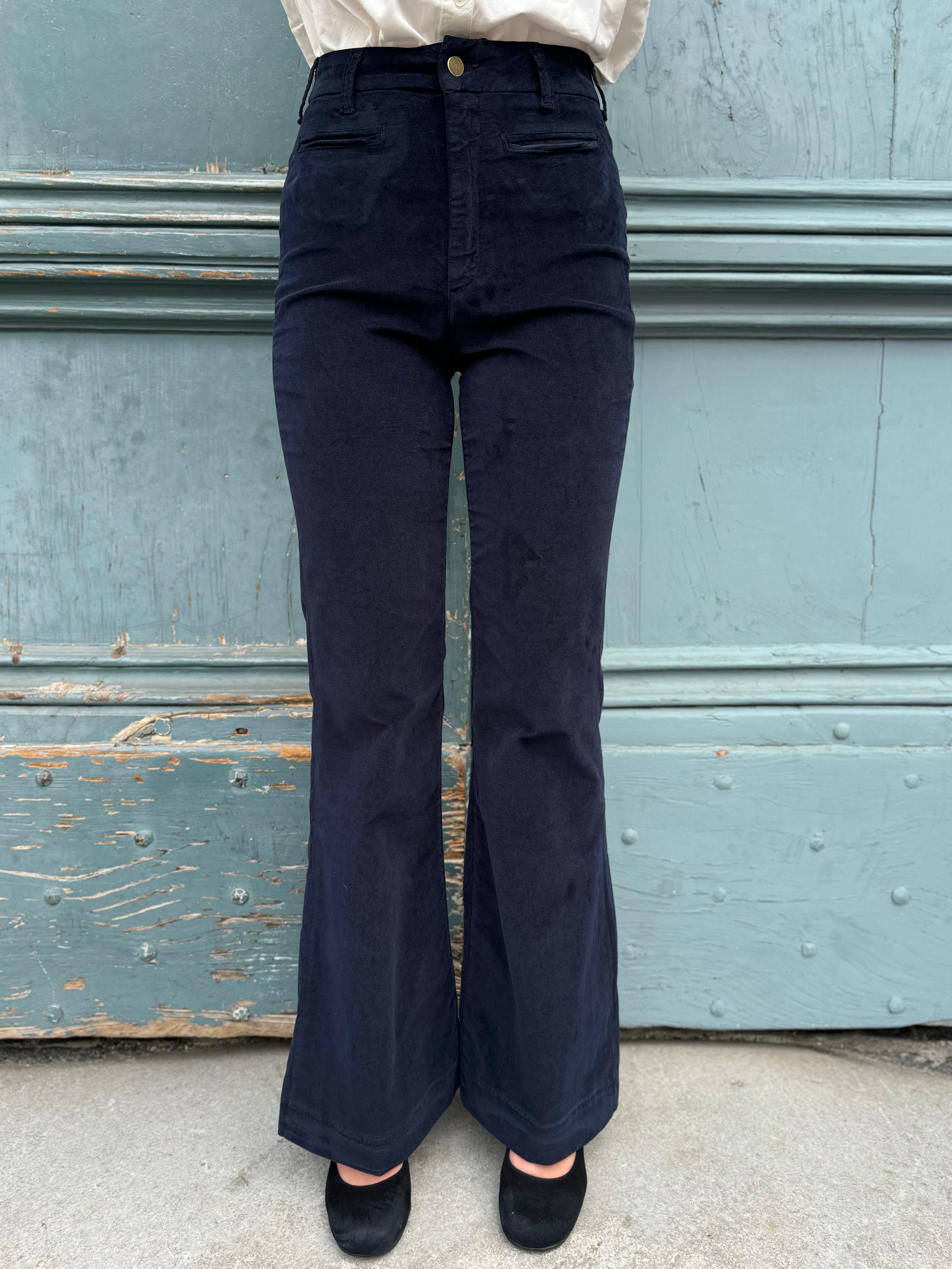 MAISON HOTEL - pantalone jerry - NAVY