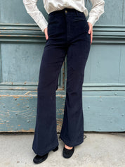 MAISON HOTEL - pantalone jerry - NAVY
