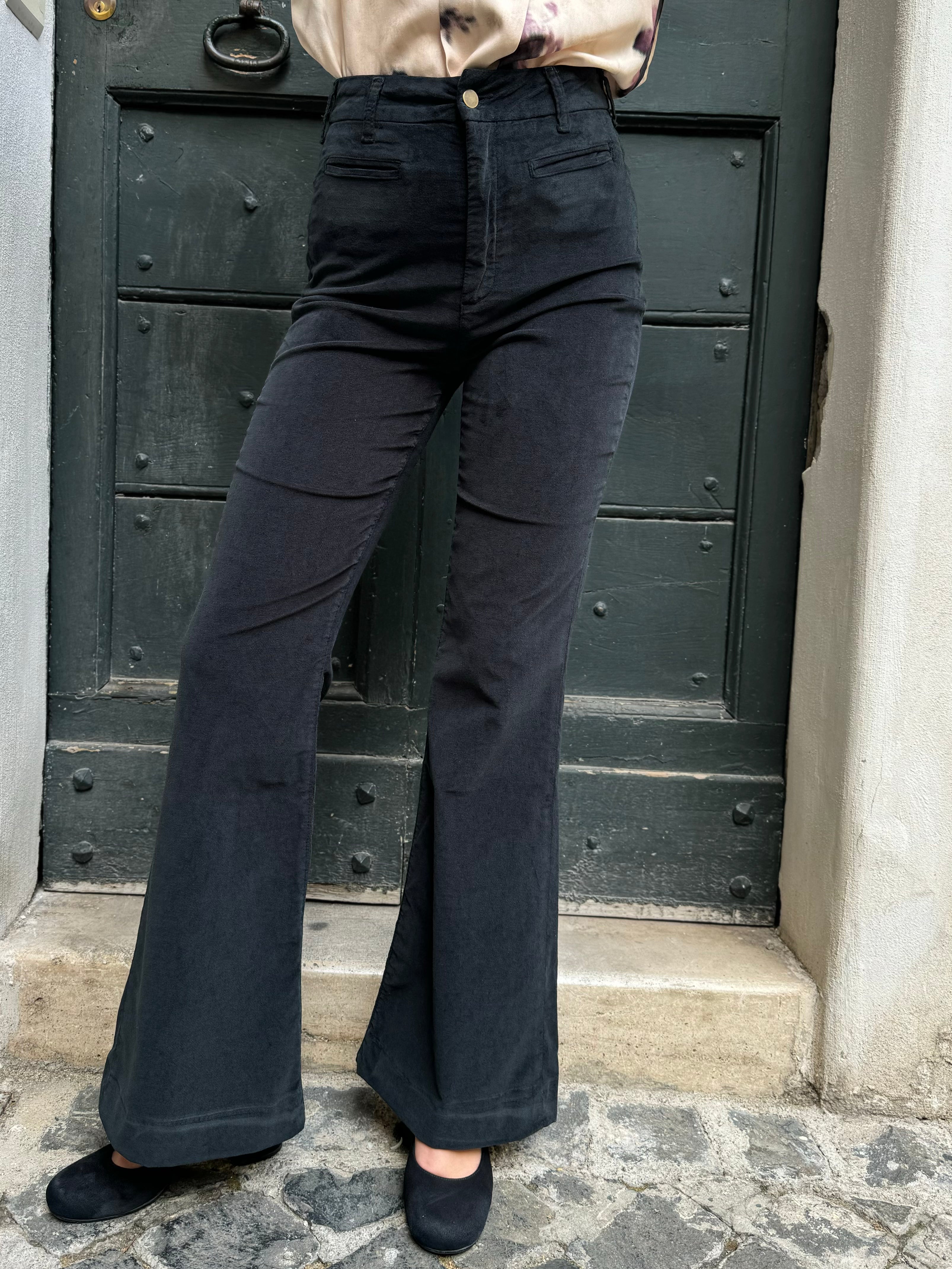 MAISON HOTEL - pantalone jerry - NERO