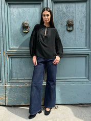 MAISON HOTEL - blusa viscosa - ONIX