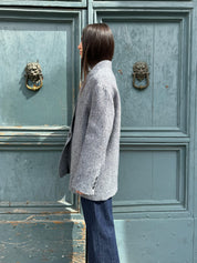 MAISON HOTEL - giacca clementine lana - OCEAN SLATE
