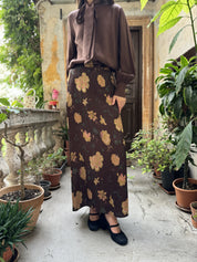 WU-SIDE - gonna jacquard - MARRONE