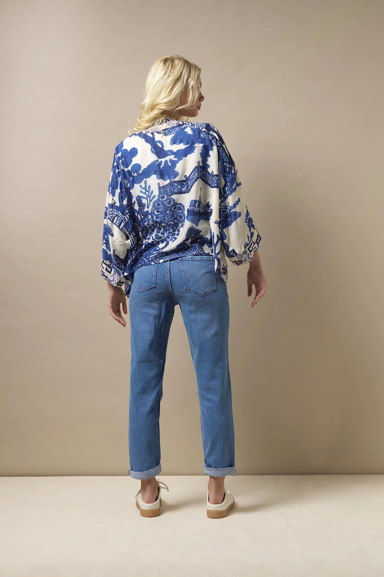 ONE HUNDRED STARS - kimono corto - GIANT WILLOW BLUE