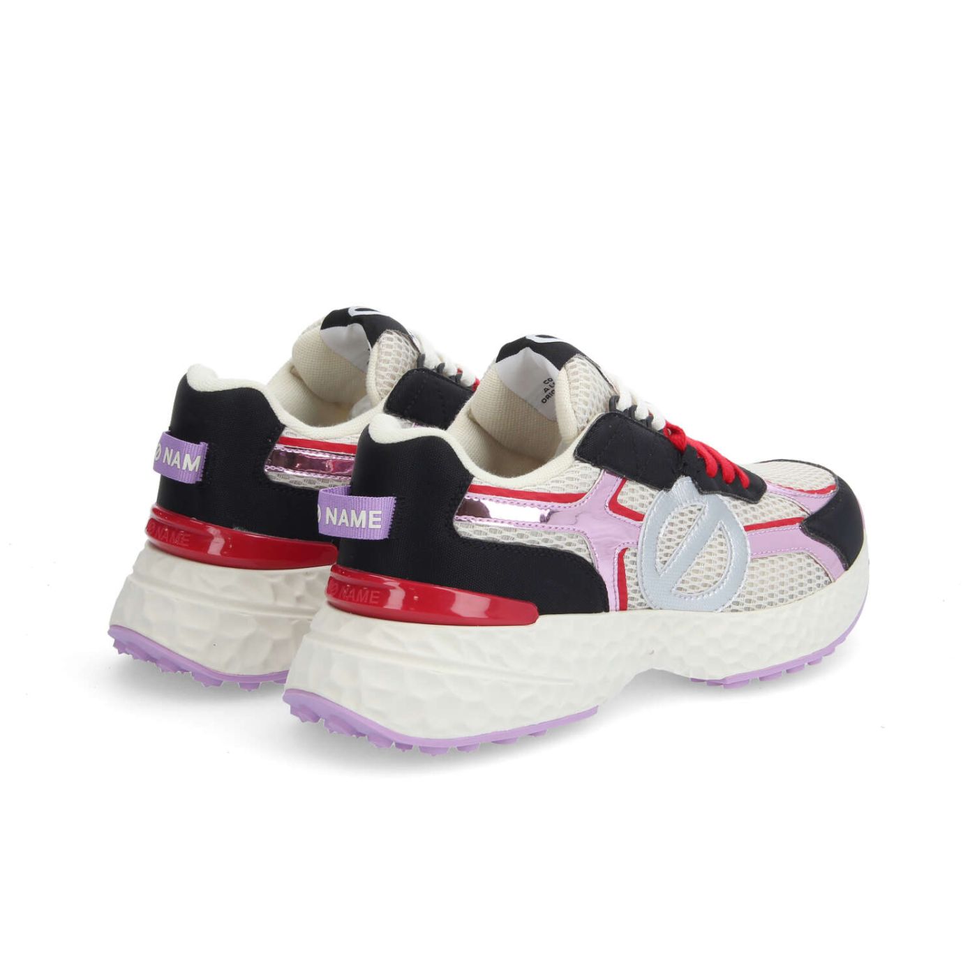 NO NAME - carter runner 2.0 - DOVE BLACK LILAS