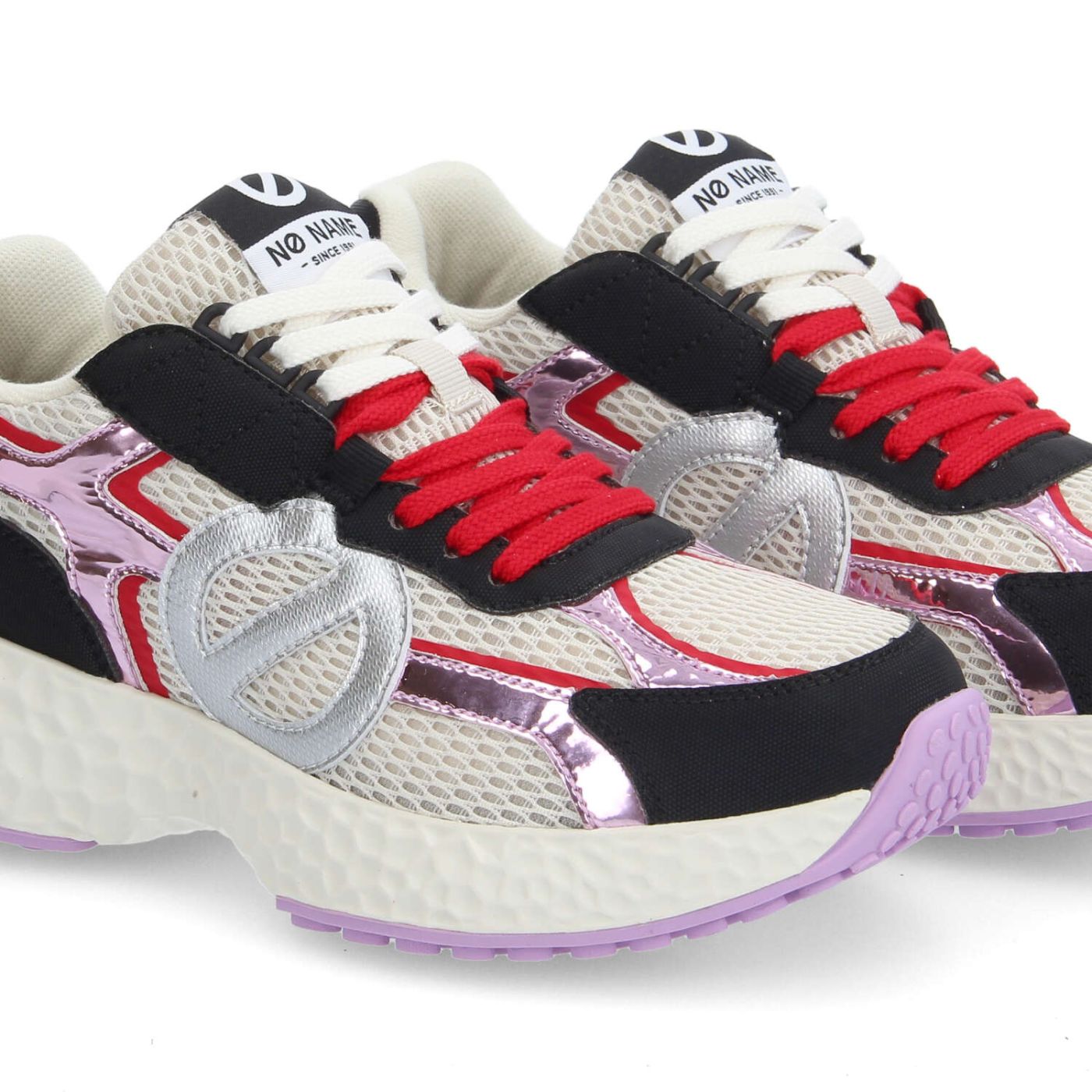 NO NAME - carter runner 2.0 - DOVE BLACK LILAS