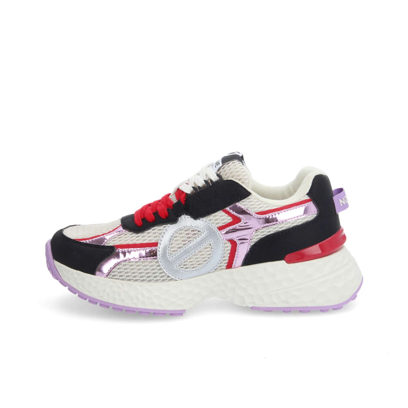 NO NAME - carter runner 2.0 - DOVE BLACK LILAS