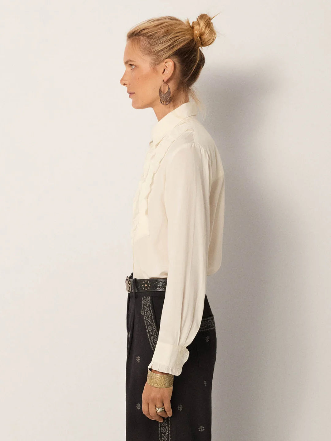 MAISON HOTEL - blusa clara - PEARL