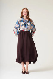 one-hundred-stars  blouse - MAGNOLIA PLASTER BLUE