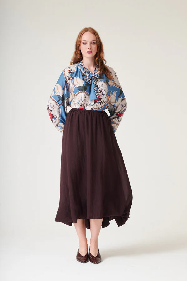 one-hundred-stars  blouse - MAGNOLIA PLASTER BLUE