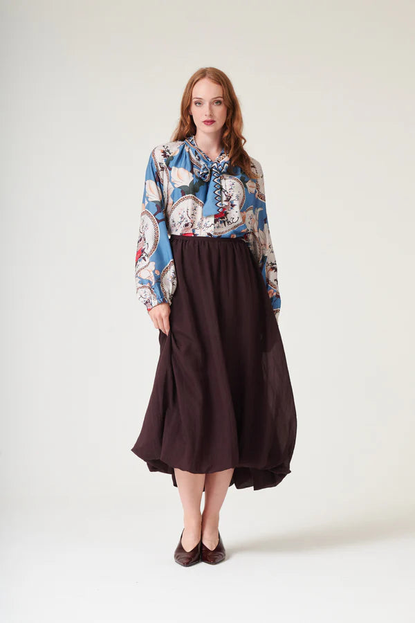 one-hundred-stars  blouse - MAGNOLIA PLASTER BLUE