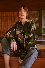 one-hundred-stars-1 - shirt ovesize - ORCHID BLACK