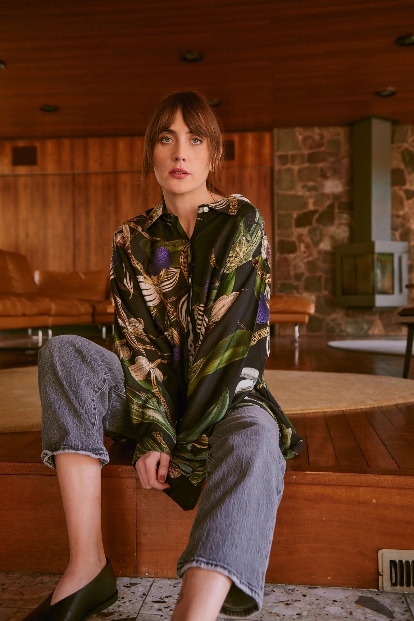 one-hundred-stars-1 - shirt ovesize - ORCHID BLACK