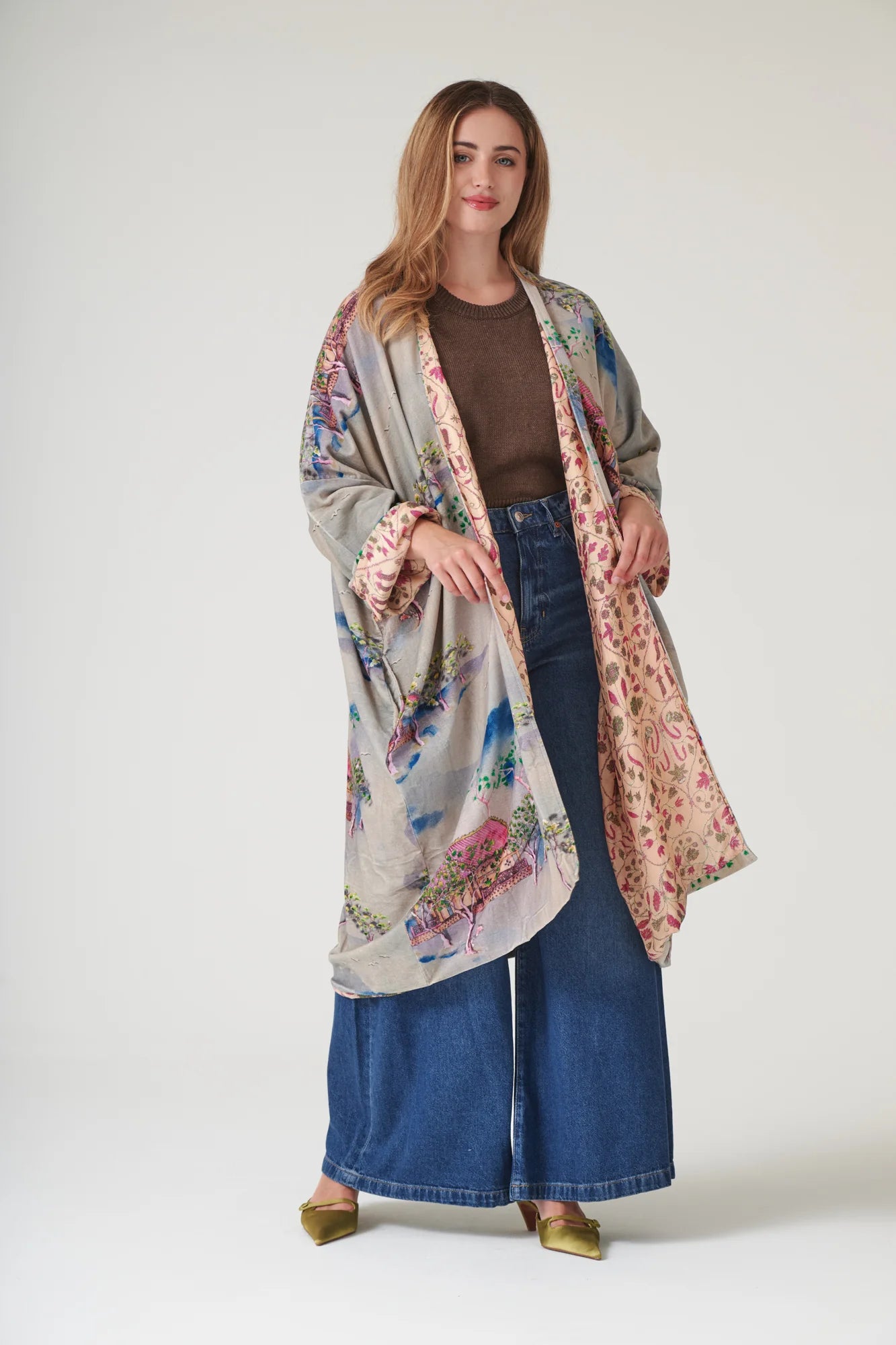 one-hundred-stars-1 - kimono velluto grande - ORIENTAL LANDSCAPE