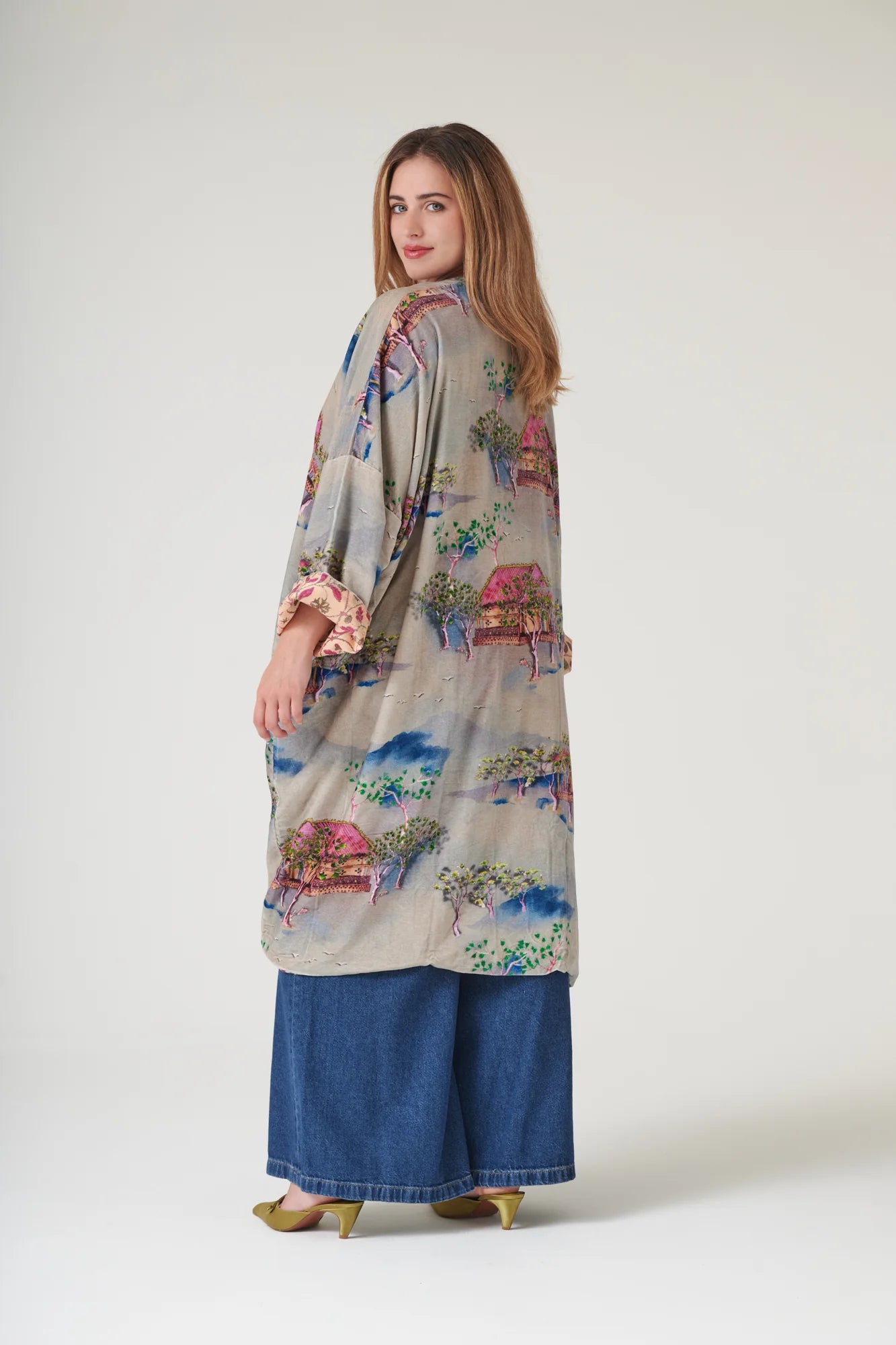 one-hundred-stars-1 - kimono velluto grande - ORIENTAL LANDSCAPE
