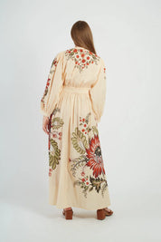 DERHY - abito mahawa - ECRU OFF WHITE