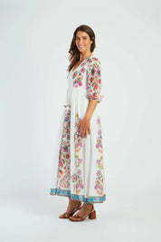 DERHY - abito madras - BLANC