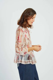 DERHY - blouse antoniette - ECRU OFF WHITE
