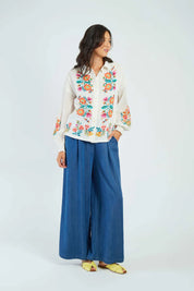 DERHY - blouse aston - OFF WHITE