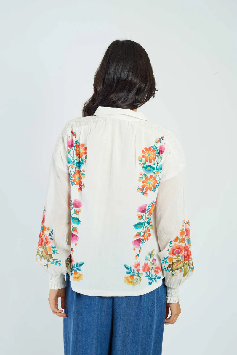 DERHY - blouse aston - OFF WHITE