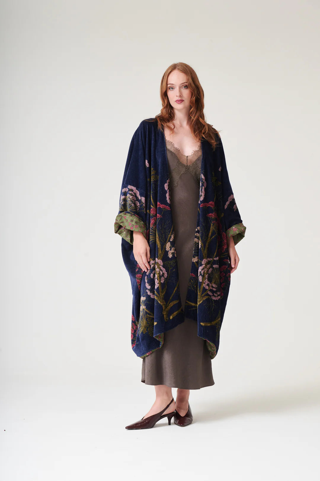 one-hundred-stars-1 - kimono velluto grande - PARSLEY SEED NAVY