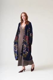 one-hundred-stars-1 - kimono velluto grande - PARSLEY SEED NAVY