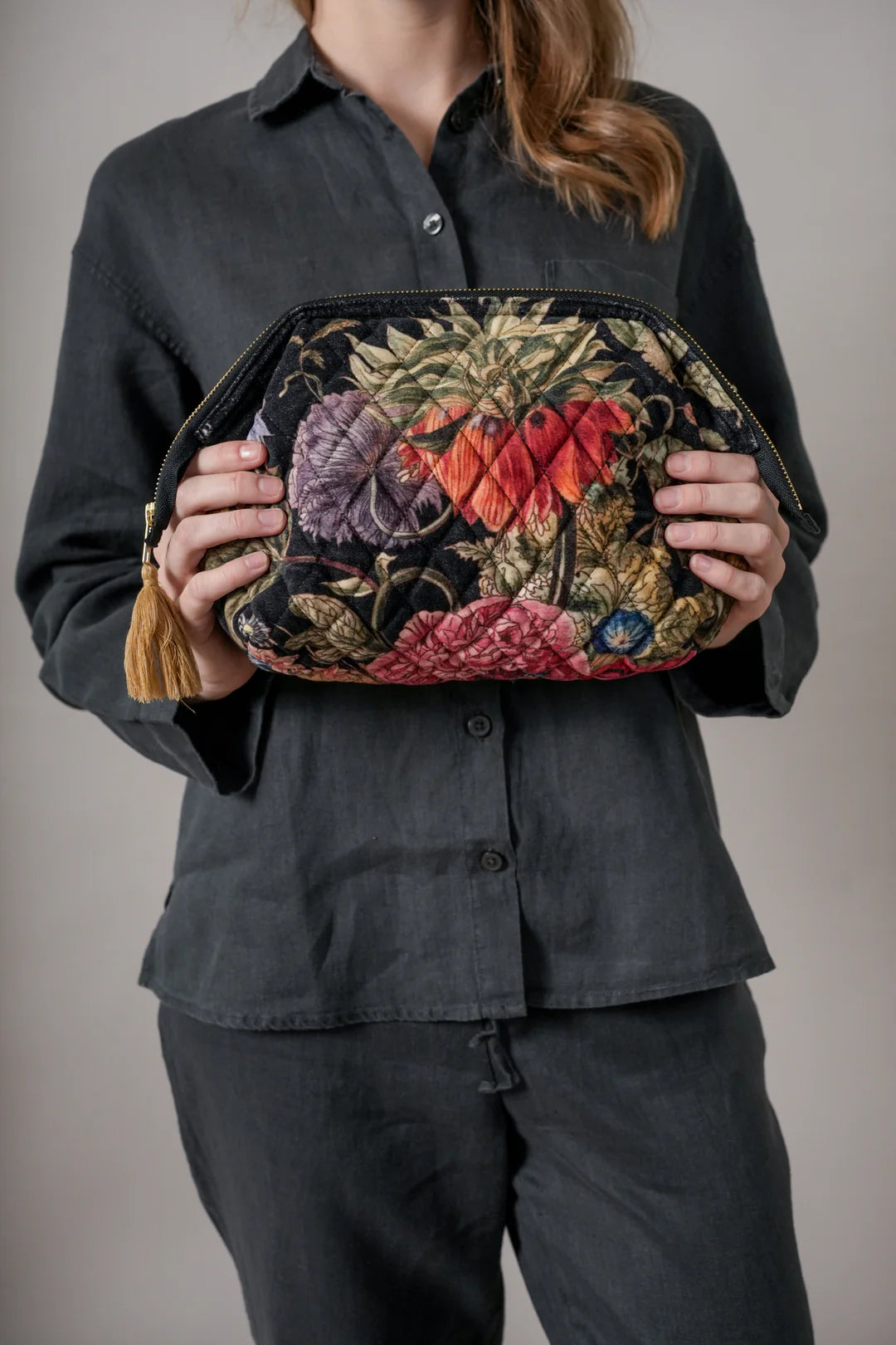 one-hundred-stars-1 - borsa velluto stampata - PRIMULA BLACK