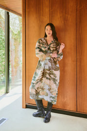 one-hundred-stars midi dress - RIVERS TREES NATURAL