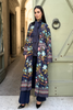 WU-SIDE - kimono lungo fantasia - BLUE