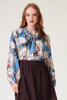 one-hundred-stars  blouse - MAGNOLIA PLASTER BLUE