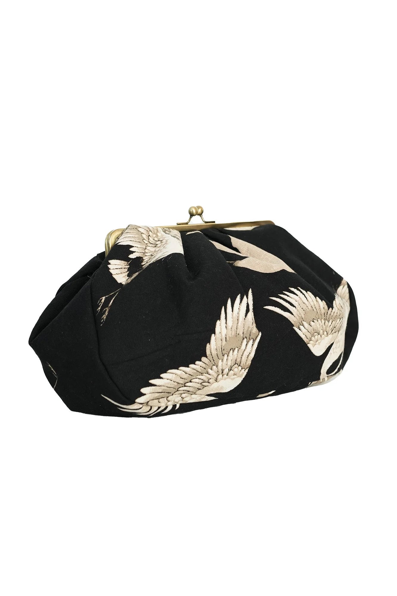 ONE HUNDRED STARS - clutch bag - STORK BLACK