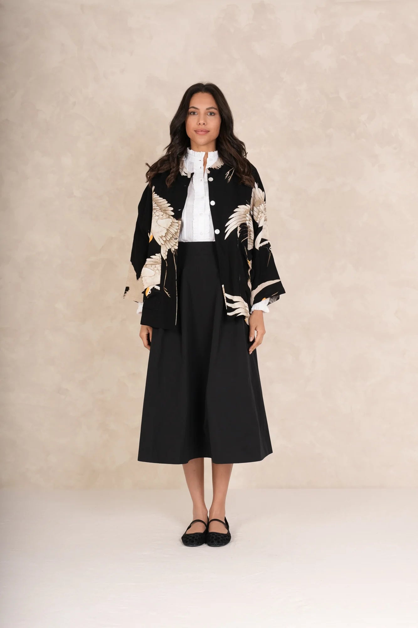 one-hundred-stars-1 - summer jacket - STORK BLACK