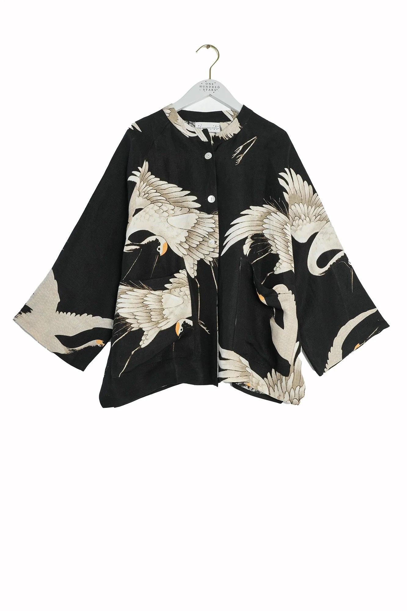 one-hundred-stars-1 - summer jacket - STORK BLACK