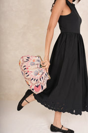 ONE HUNDRED STARS - clutch bag - SUSANI PINK