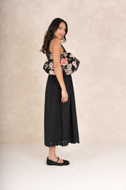 ONE HUNDRED STARS - clutch bag - BLOSSOM BLACK